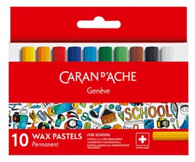 Набір воскової пастелі Caran d'Ache School Line 10 штук