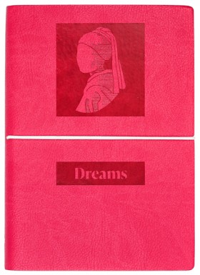 Блокнот Ciak Icons великий 15 х 21 см в лінію фуксія