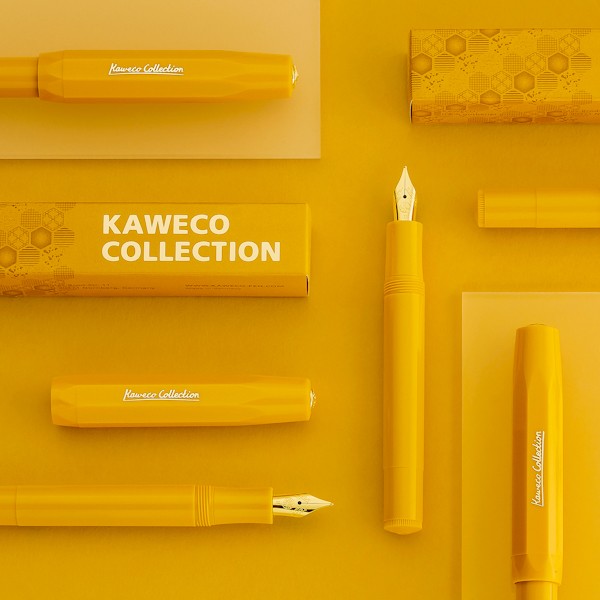 Чорнильна ручка Kaweco Collection Sport Honey жовта перо F (тонке)