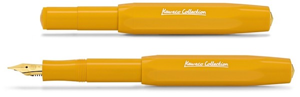 Чорнильна ручка Kaweco Collection Sport Honey жовта перо F (тонке)