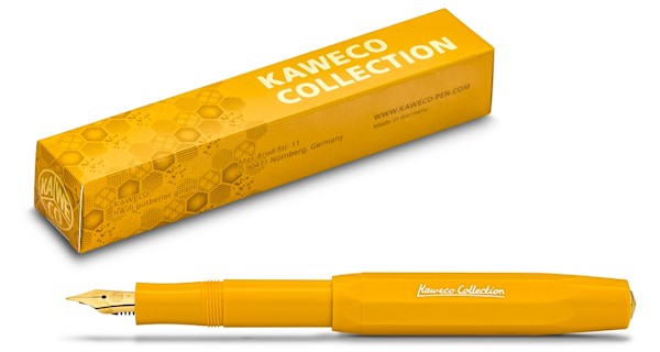 Чорнильна ручка Kaweco Collection Sport Honey жовта перо F (тонке)