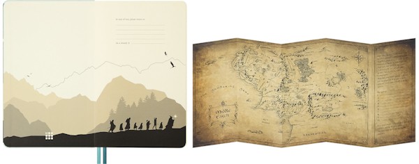 Блокнот Moleskine Lord of the Rings Aragorn середній 13 х 21 см в лінію канва