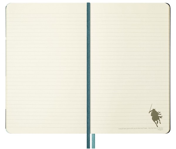 Блокнот Moleskine Lord of the Rings Aragorn середній 13 х 21 см в лінію канва