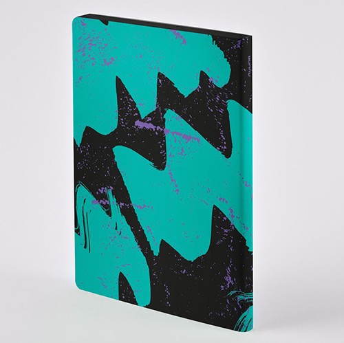 Блокнот Nuuna Colour Clash High Frequency 16,5 x 22 см в крапку