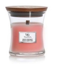 Ароматична свіча WoodWick Mini Melon & Pink Quartz 85 г