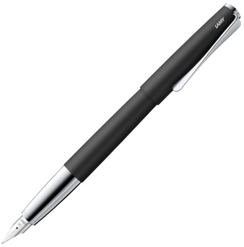 Чорнильна ручка Lamy Studio матова чорна перо EF (екстра тонке)