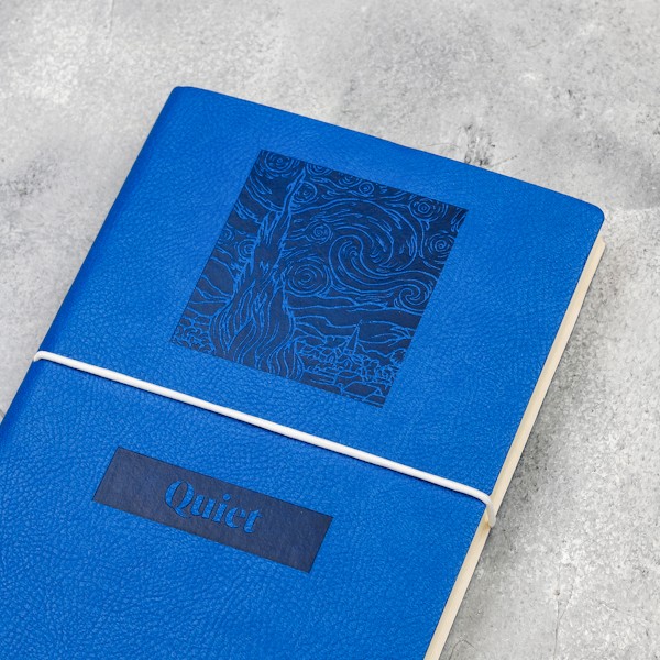 Блокнот Ciak Icons великий 15 х 21 см в лінію синій