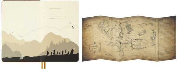 Блокнот Moleskine Lord of the Rings Frodo Sam середній 13 х 21 см в лінію канва