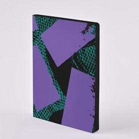 Блокнот Nuuna Colour Clash Interaction 16,5 x 22 см в крапку