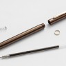 Кулькова ручка Ohto Slim line 0,5 мм коричнева