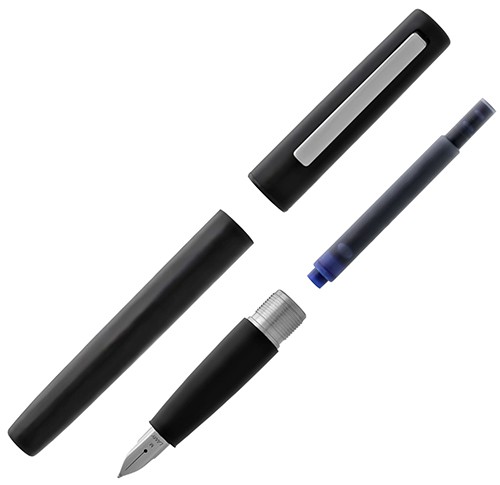 Чорнильна ручка Lamy Aion чорна перо EF (екстра-тонке)