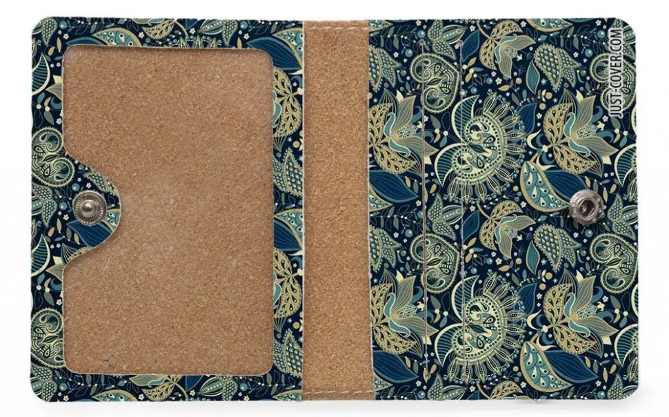 Обкладинка для документів Just Cover Візерунок Синій