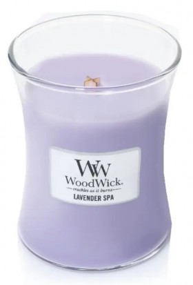 Ароматична свіча WoodWick Medium Lavender Spa 275 г