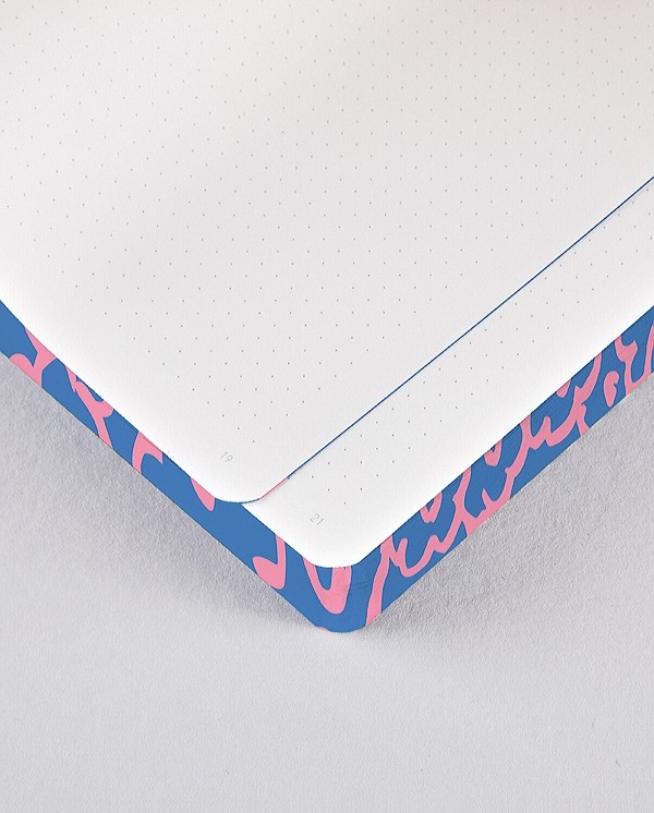 Блокнот Nuuna Graphic Flower Power 16,5 х 22 см в крапку