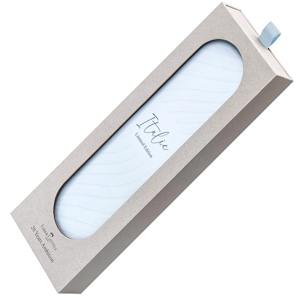 Кулькова ручка Faber-Castell Ambition Italic Ice Blue льодяна синя