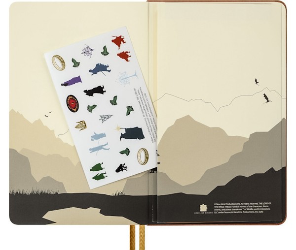 Блокнот Moleskine Lord of the Rings Frodo Sam середній 13 х 21 см нелінований канва