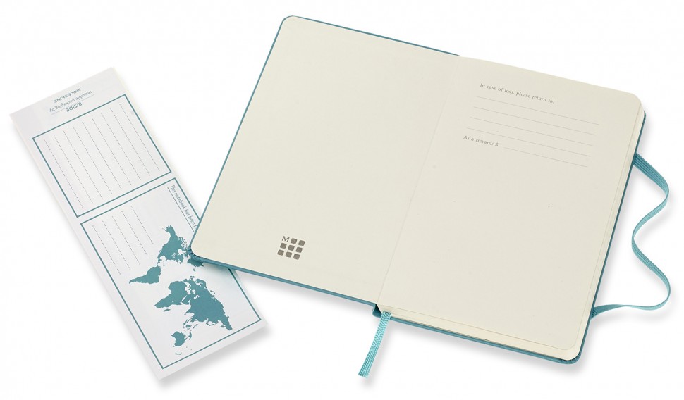 Блокнот Moleskine Classic 9 х 14 см в лінію океанський синій