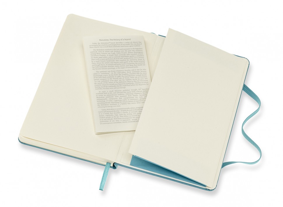 Блокнот Moleskine Classic 9 х 14 см в лінію океанський синій