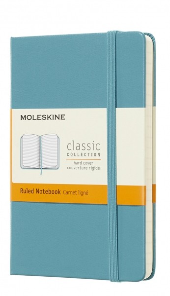 Блокнот Moleskine Classic 9 х 14 см в лінію океанський синій