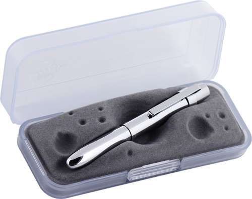 Кулькова ручка Fisher Space Pen Bullet X-Mark хром з кліпсою