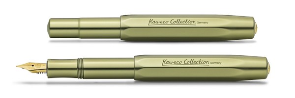Чорнильна ручка Kaweco Collection Al Sport Olivine оливкова алюміній перо M (середнє)