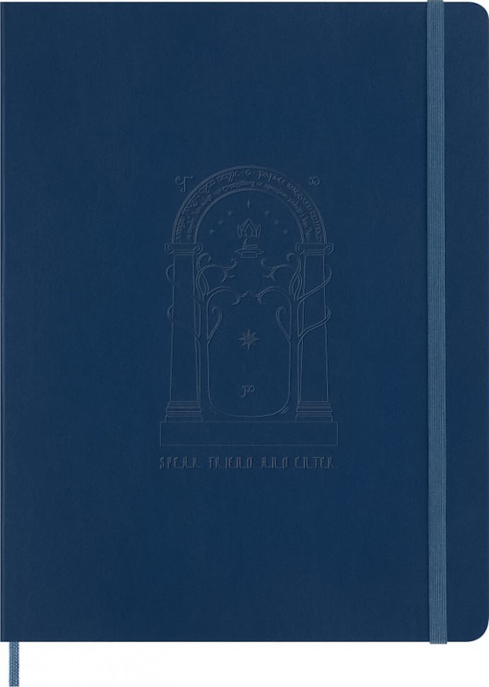 Блокнот Moleskine Lord of the Rings великий 19 х 25 см в лінію сапфір м'який