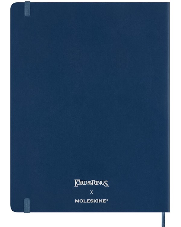 Блокнот Moleskine Lord of the Rings великий 19 х 25 см в лінію сапфір м'який