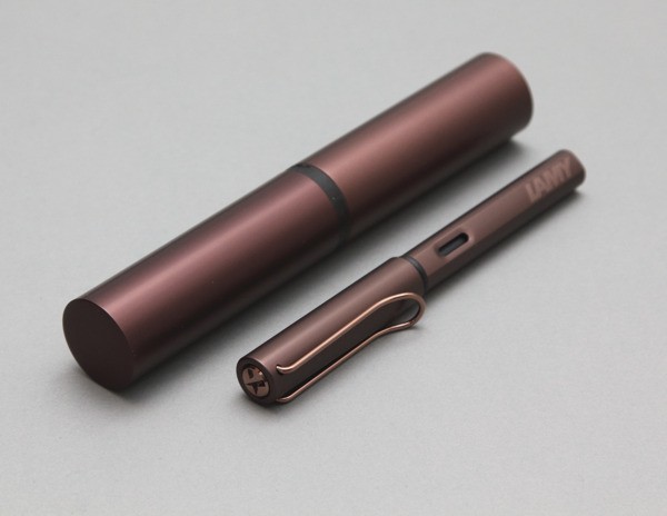 Чорнильна ручка Lamy Lx коричнева перо F (тонке)