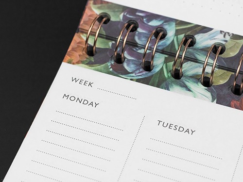 Настільний недатований щотижневик Cedon Жоржини 