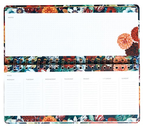 Настільний недатований щотижневик Cedon Жоржини 