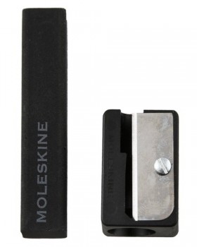 Набір точилка та гумка Moleskine чорний