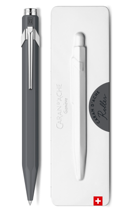 Ручка-ролер Caran d'Ache 849 антрацит + бокс 