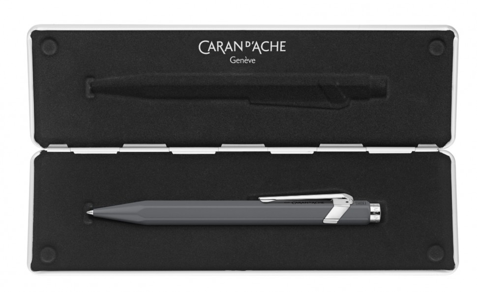 Ручка-ролер Caran d'Ache 849 антрацит + бокс 