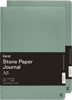 Набір зошитів Karst Journal A5 14,8 х 21 см в лінію та нелінований евкаліпт