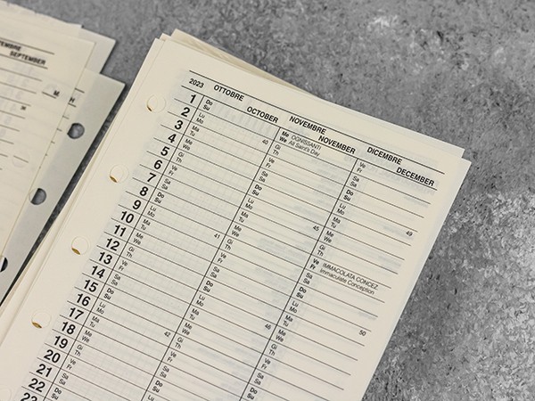 Вставка inTempo для органайзера Щоденник на 2023 рік Pocket