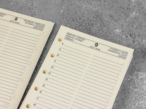 Вставка inTempo для органайзера Щоденник на 2023 рік Pocket