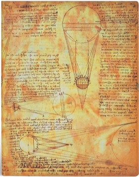 Блокнот Paperblanks Манускрипти Леонардо да Вінчі Нариси Flexi великий 18 х 23 см в лінію