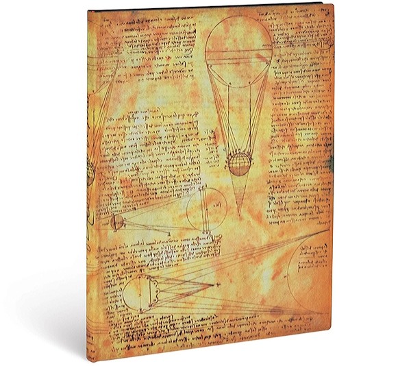 Блокнот Paperblanks Манускрипти Леонардо да Вінчі Нариси Flexi великий 18 х 23 см в лінію