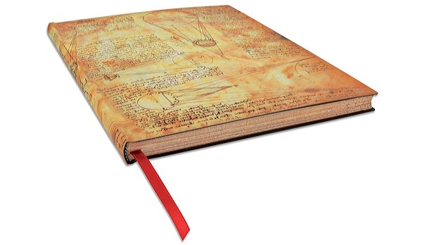 Блокнот Paperblanks Манускрипти Леонардо да Вінчі Нариси Flexi великий 18 х 23 см в лінію