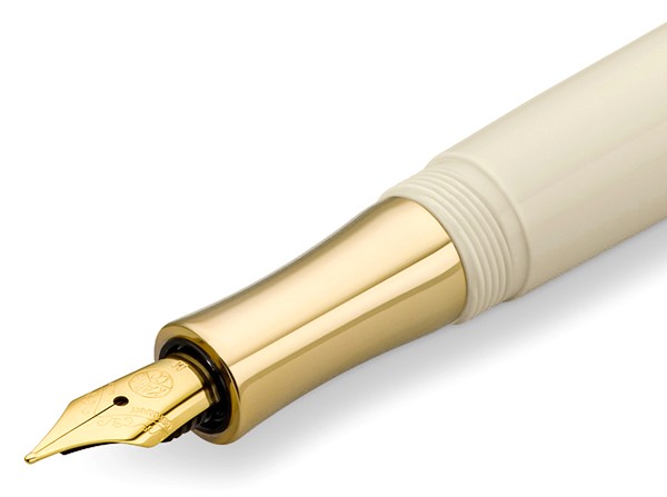 Чорнильна ручка Kaweco Student 30's червоно-кремова перо F (тонке)