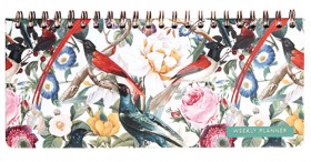 Настільний недатований щотижневик Cedon Червоні пташки