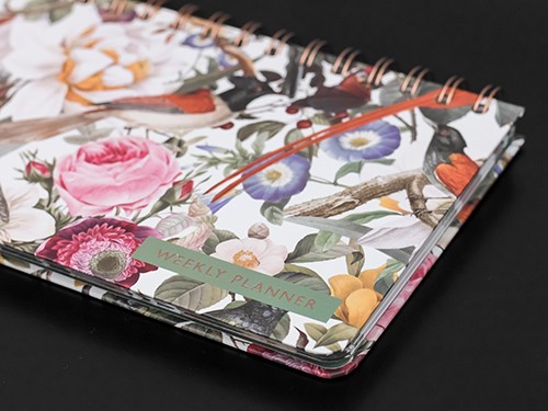 Настільний недатований щотижневик Cedon Червоні пташки