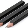 Набір з трьох графітових олівців Moleskine 3 Black Wood Pencils Set