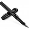 Чорнильна ручка Lamy Safari сяюча чорна перо F (тонке)