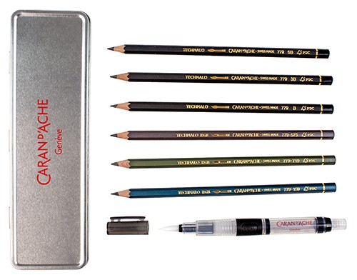 Набір Caran d'Ache Artist Technalo для нарисів 7 предметів