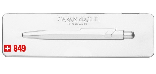 Металевий бокс Caran d'Ache 849 білий