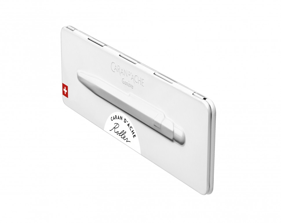 Ручка-ролер Caran d'Ache 849 біла + бокс 