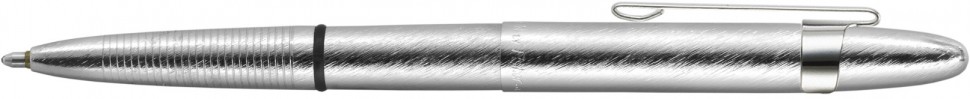 Кулькова ручка Fisher Space Pen Bullet матовий хром з кліпсою