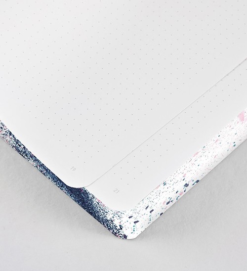 Блокнот Nuuna Composition Splash 16,5 х 22 см в крапку