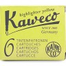 Набір картриджів жовтого кольору для чорнильних ручок Kaweco 